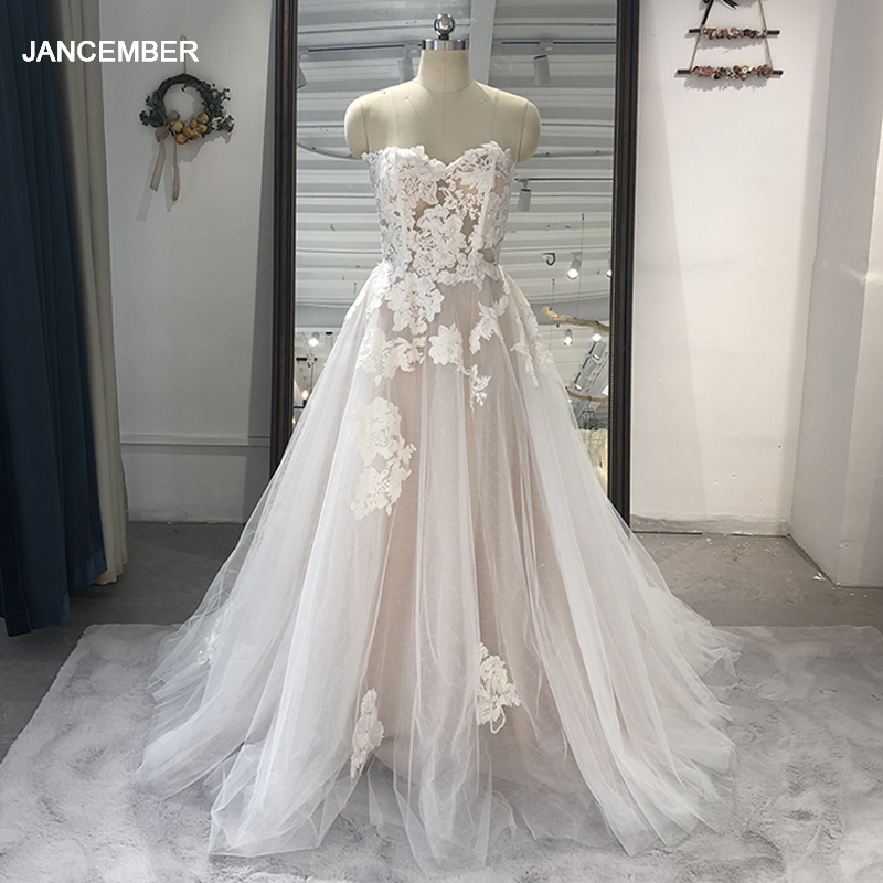 Embroidery Organza - Popular Design Promotion Wedding Dress 2024