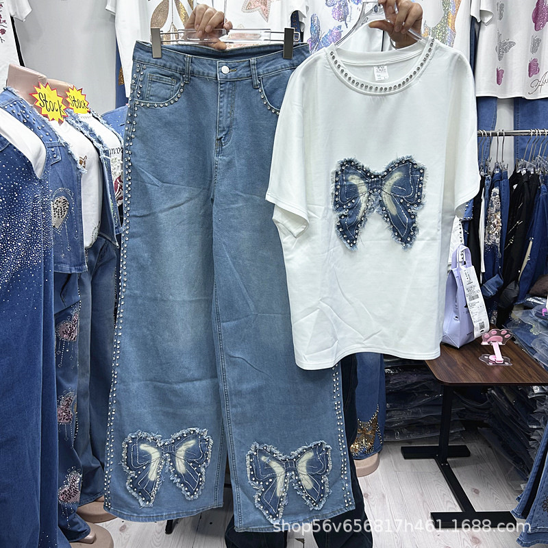 Embroidery Blouse - New Spring Summer Loose Women Two-piece