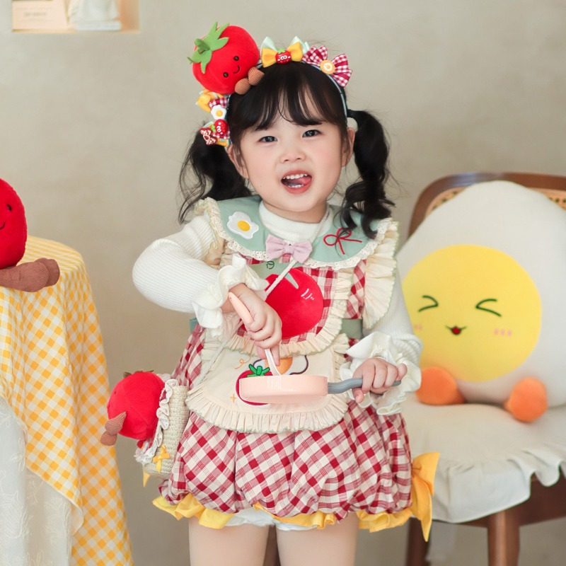 Cottagecore Kids Lolita Dress  - Embroidery Egg ulasan dan harga