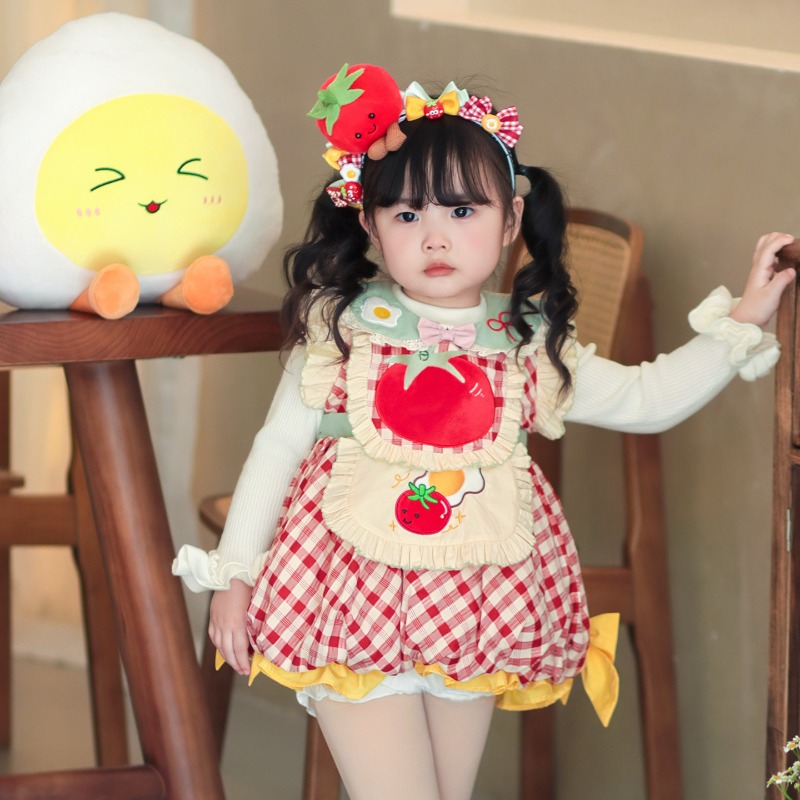 Cottagecore Kids Lolita Dress  - Embroidery Egg ulasan dan harga