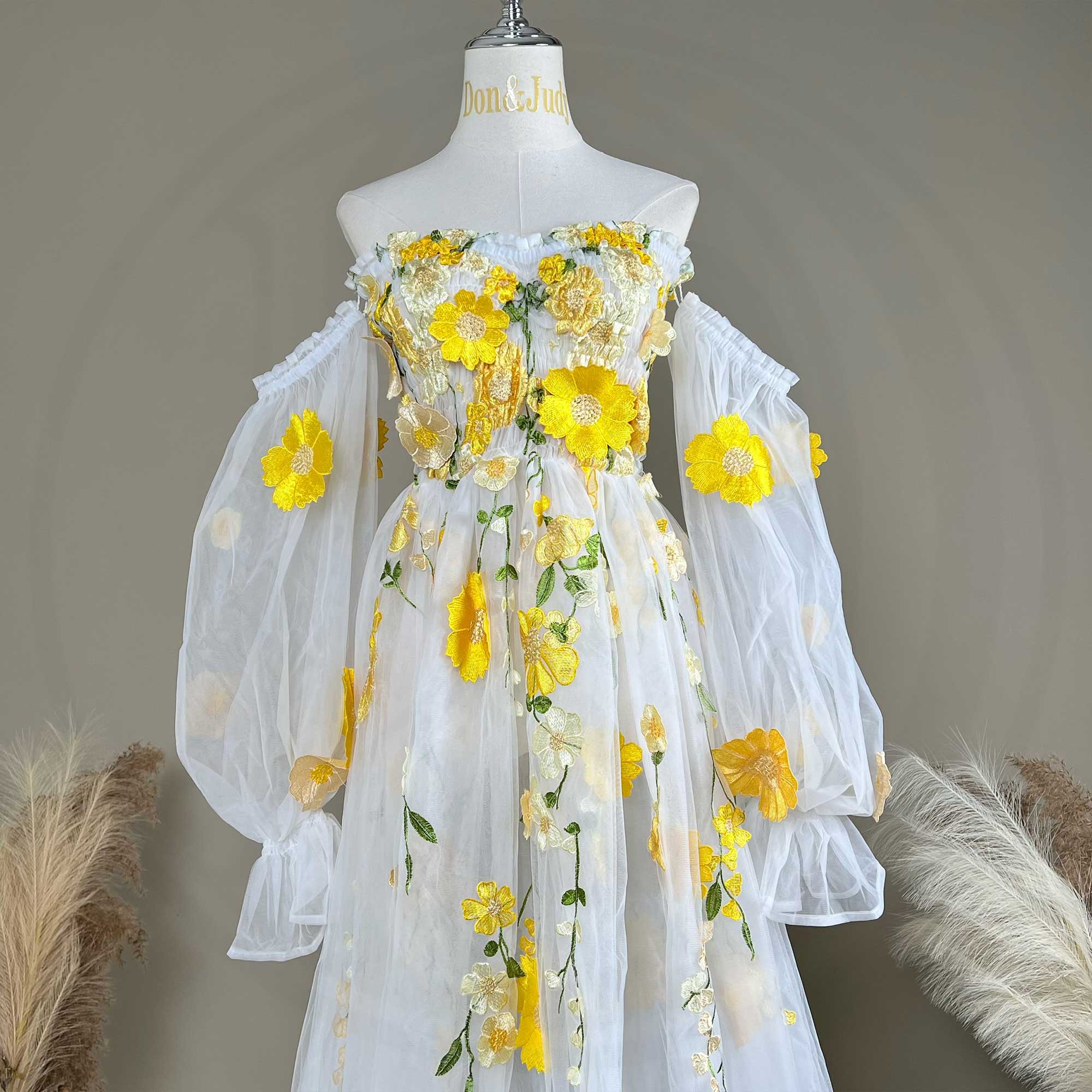 Don&Judy Colorful Organza Off- - Embroidery Organza ulasan dan harga