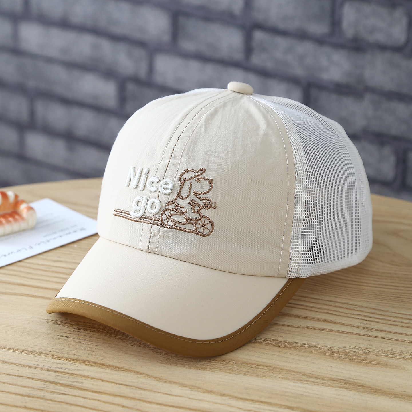 Summer Outdoor Quick-Drying Me - Embroidery Cap ulasan dan harga
