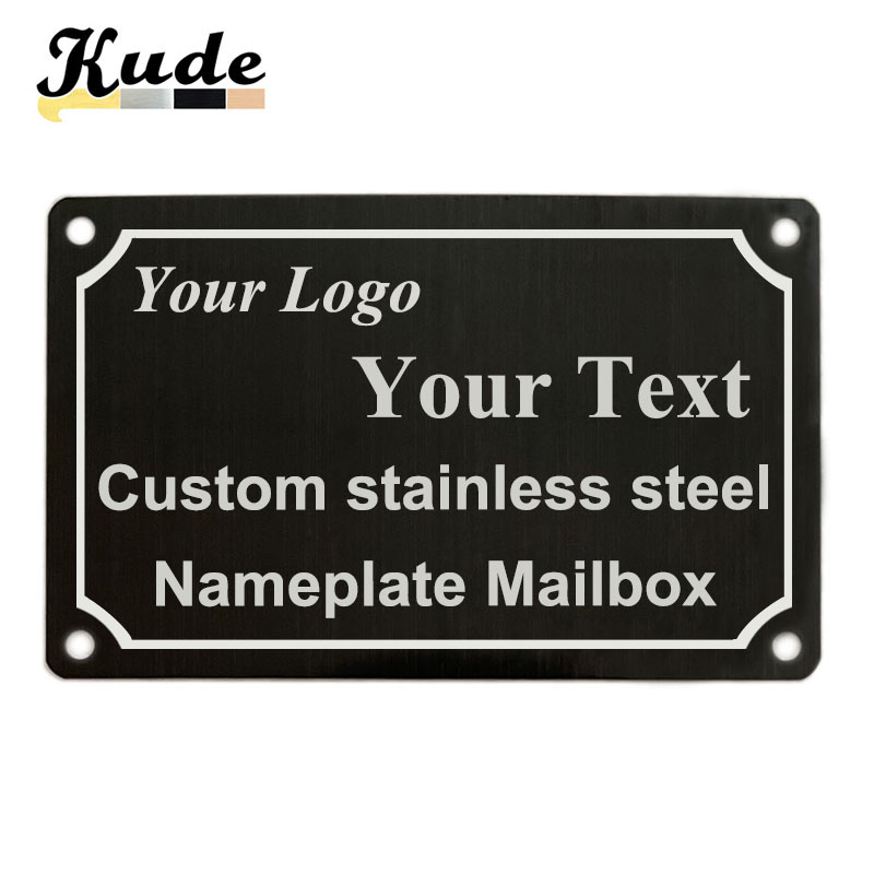 Custom Stainless Steel Name Ta - Embroidery Texture ulasan dan harga
