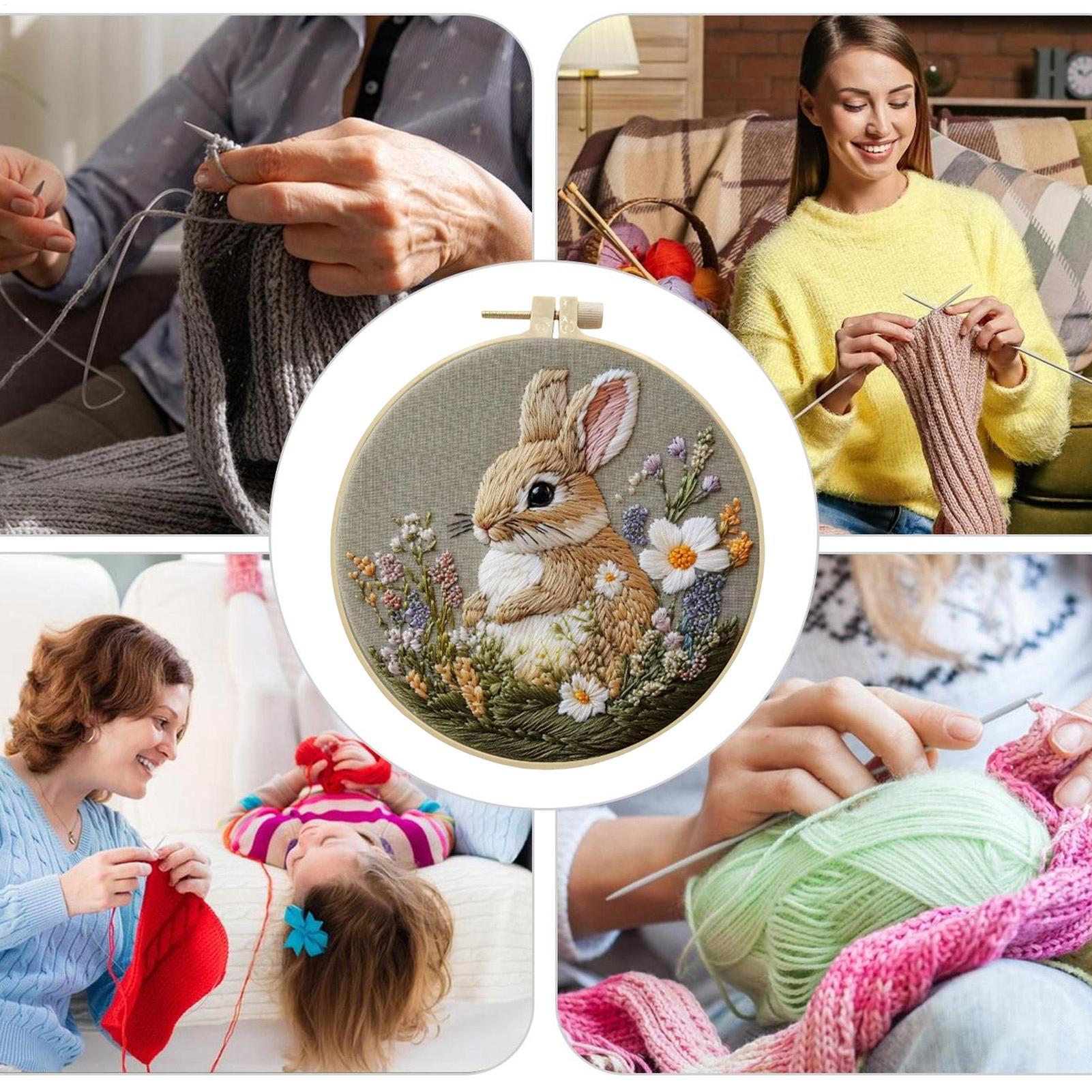Needle And Thread Kit Cross-Se - Embroidery Egg ulasan dan harga