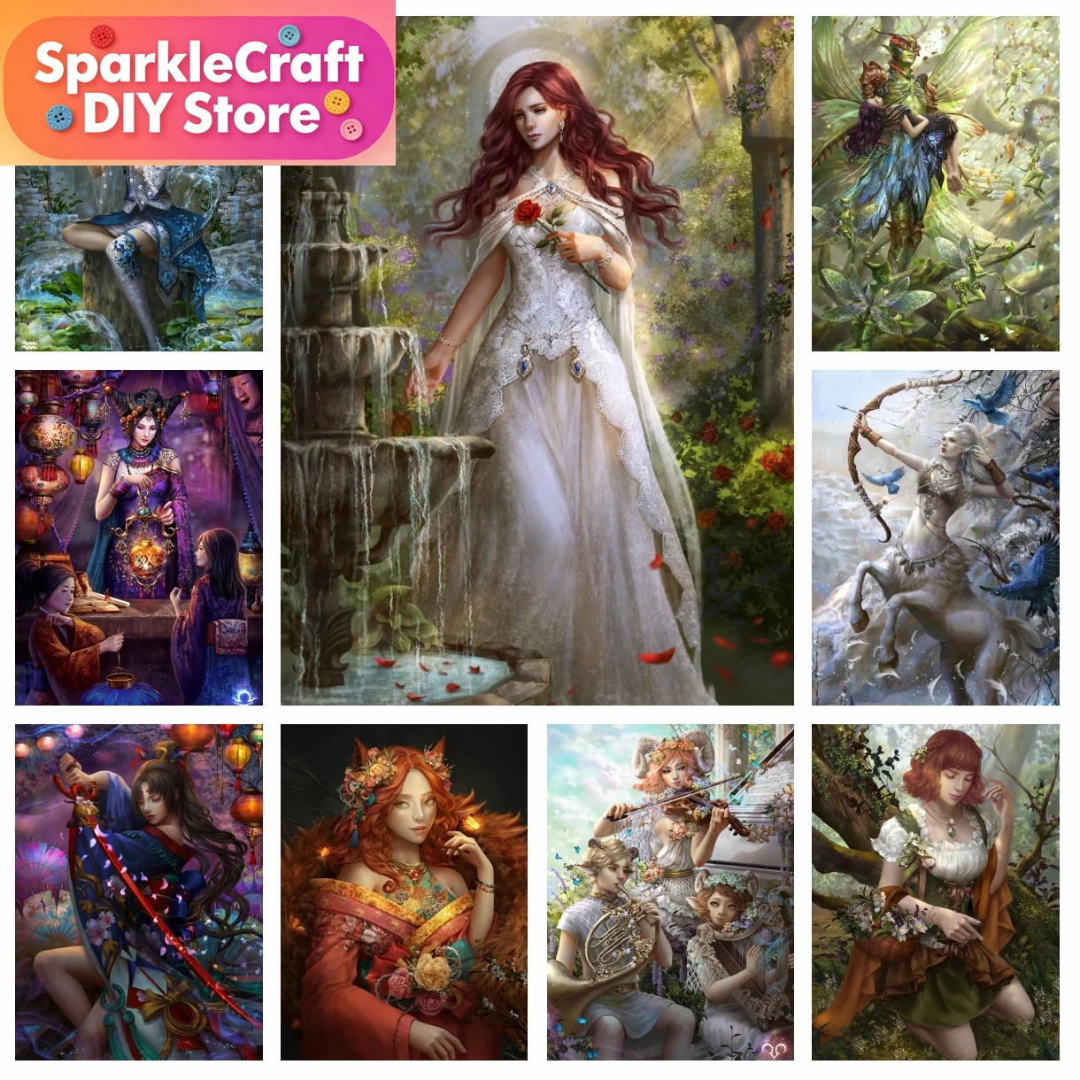 1PC frameless Hoanglap Artwork - Embroidery Artwork ulasan dan harga