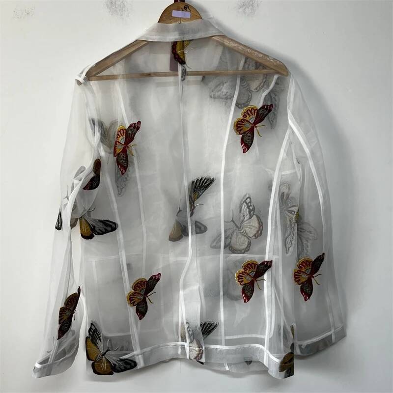 Personality Embroidery Organza - Embroidery Organza ulasan dan harga