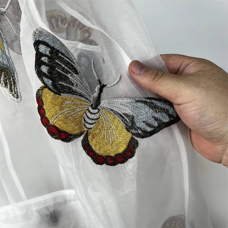 Personality Embroidery Organza - Embroidery Organza ulasan dan harga