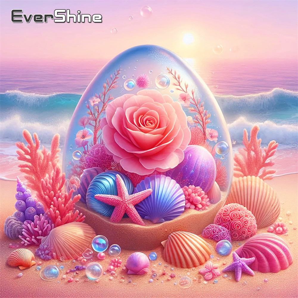 EverShine Diamond Painting Sea - Embroidery Egg ulasan dan harga