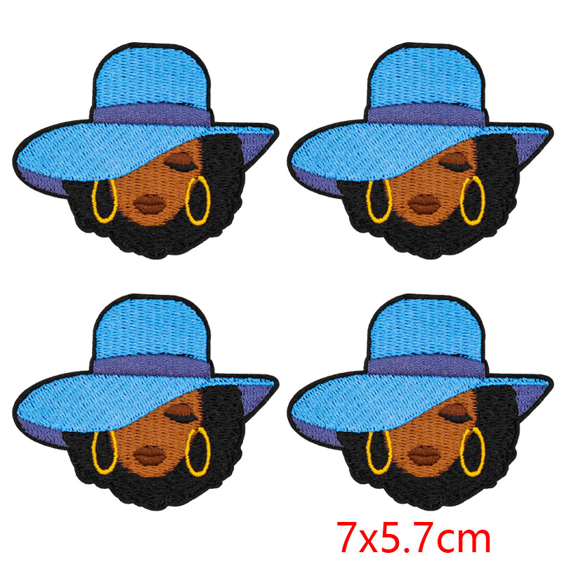 10PCS/Lots Black Girl Magic Co - Embroidery On Black Shirt ulasan dan harga