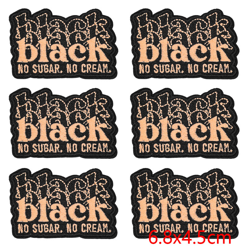 10PCS/Lots Black Girl Magic Co - Embroidery On Black Shirt ulasan dan harga