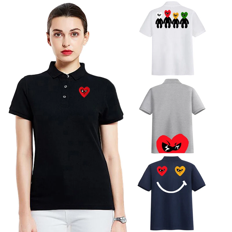 Break Egg Women POLO Shirt Cot - Embroidery Egg ulasan dan harga