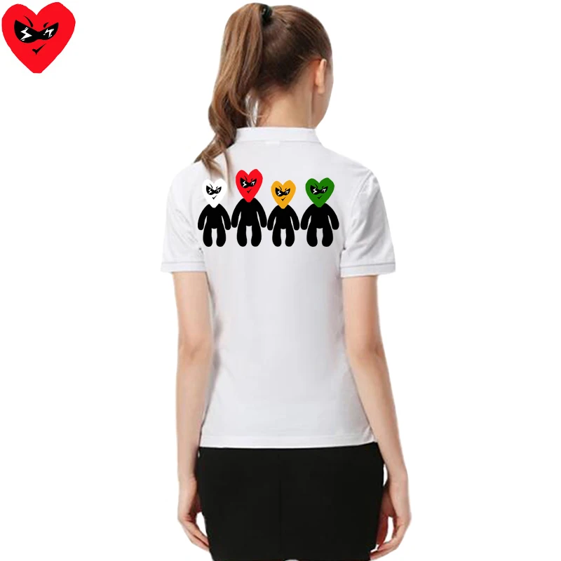 Break Egg Women POLO Shirt Cot - Embroidery Egg ulasan dan harga