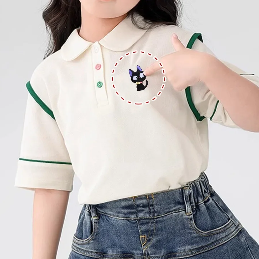 Cute Cartoon Self-adhesive Big - Embroidery On Black Shirt ulasan dan harga