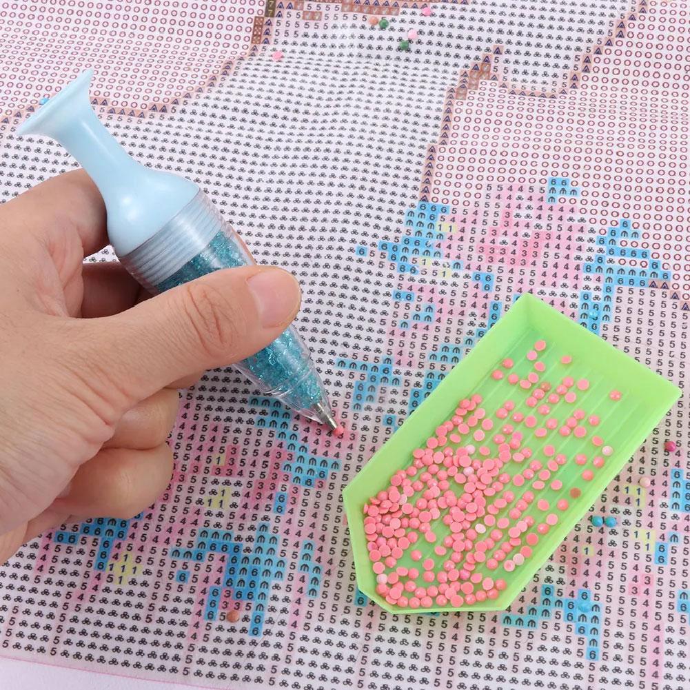 Vase Shaped Drill Pen Pen Craf - Embroidery Artwork ulasan dan harga