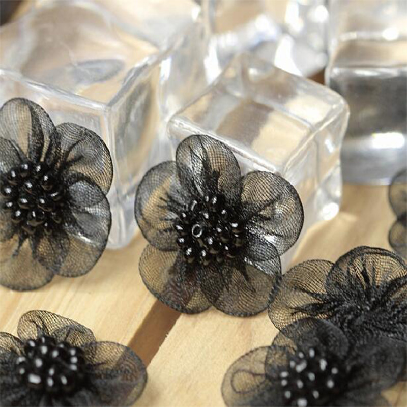 3pcs HOT 3D Black Flower Embro - Embroidery On Black Shirt ulasan dan harga