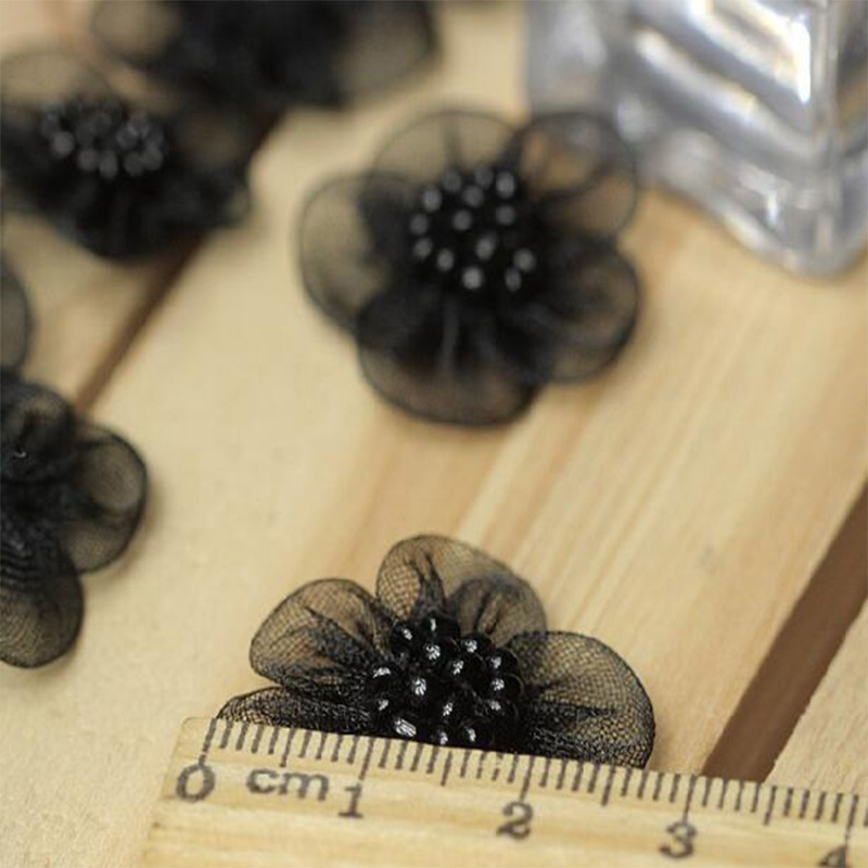 3pcs HOT 3D Black Flower Embro - Embroidery On Black Shirt ulasan dan harga