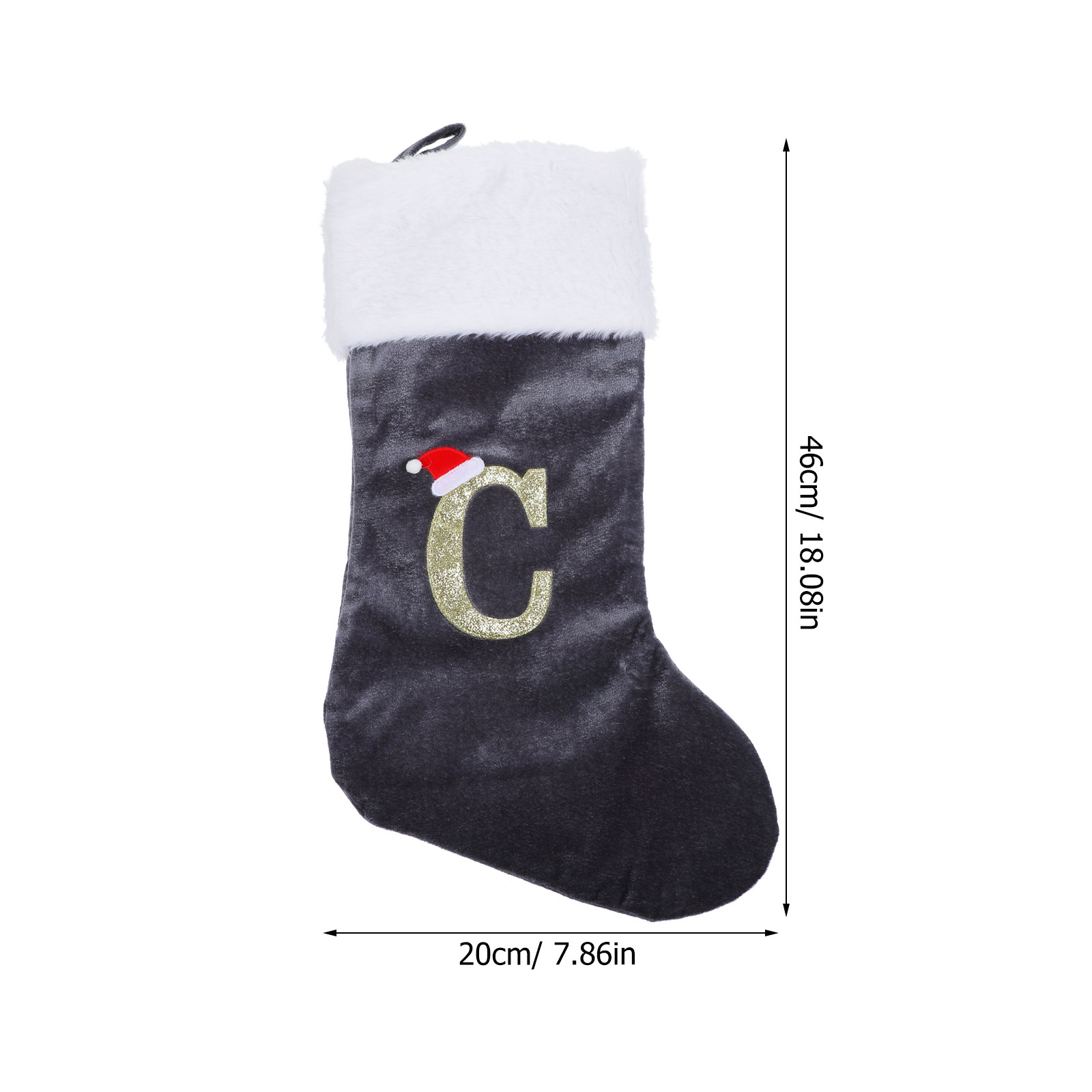 Xmas Stocking Cartoon Embroide - Embroidery Xmas Stocking ulasan dan harga
