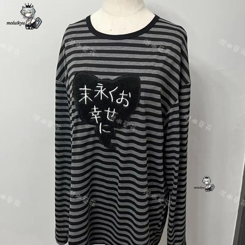 Y2K American Punk Vintage O Ne - Embroidery Blouse ulasan dan harga