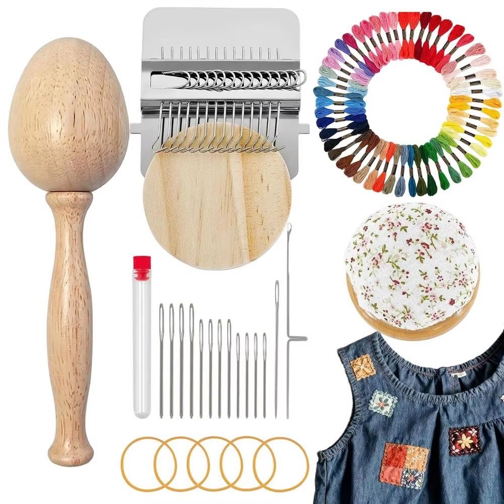 DIY Crafts Sock Darning Kit Eg - Embroidery Egg ulasan dan harga