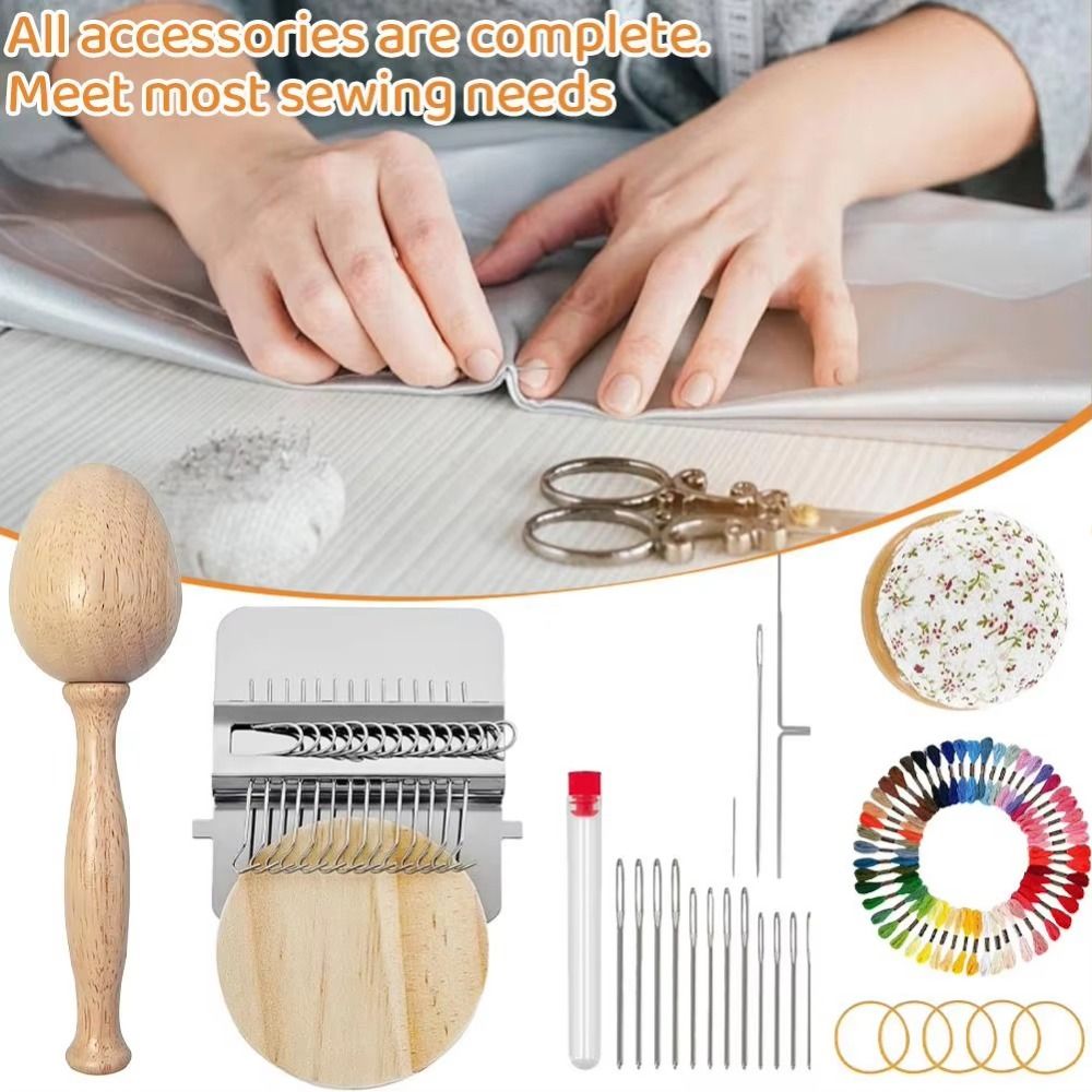 DIY Crafts Sock Darning Kit Eg - Embroidery Egg ulasan dan harga