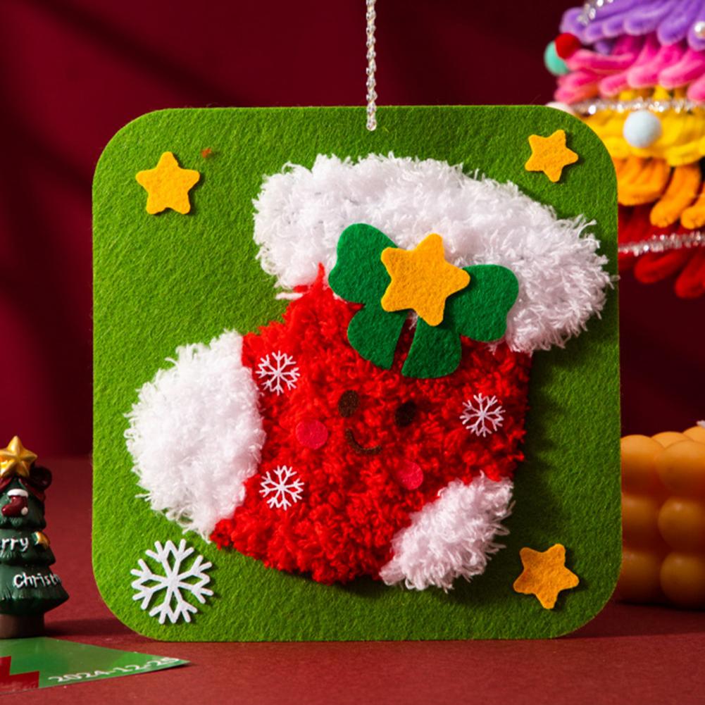 Craft Kit for Beginners Christ - Embroidery Xmas Stocking ulasan dan harga