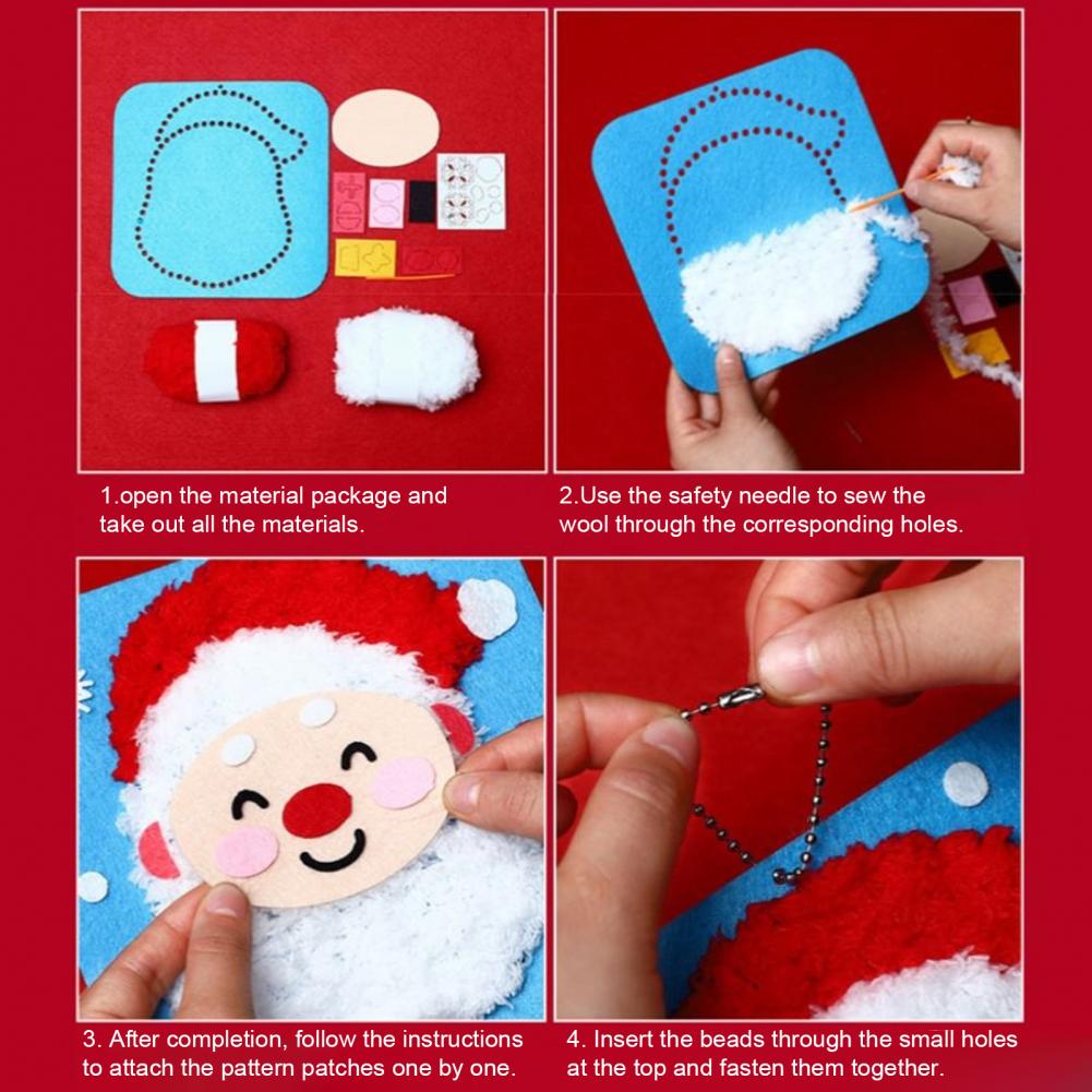 Craft Kit for Beginners Christ - Embroidery Xmas Stocking ulasan dan harga