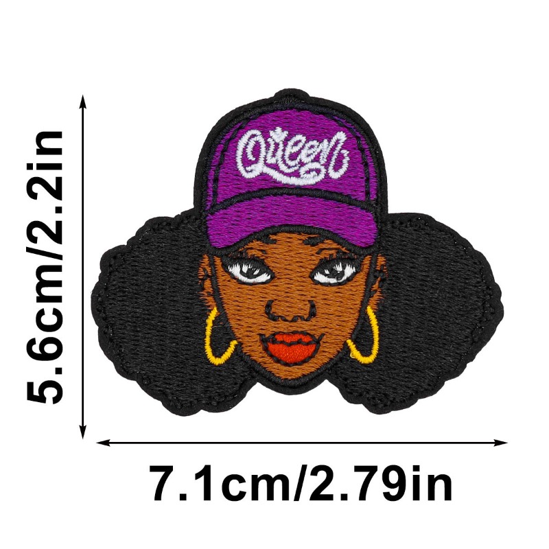 Black Girl Magic Cool Face Wom - Embroidery On Black Shirt ulasan dan harga