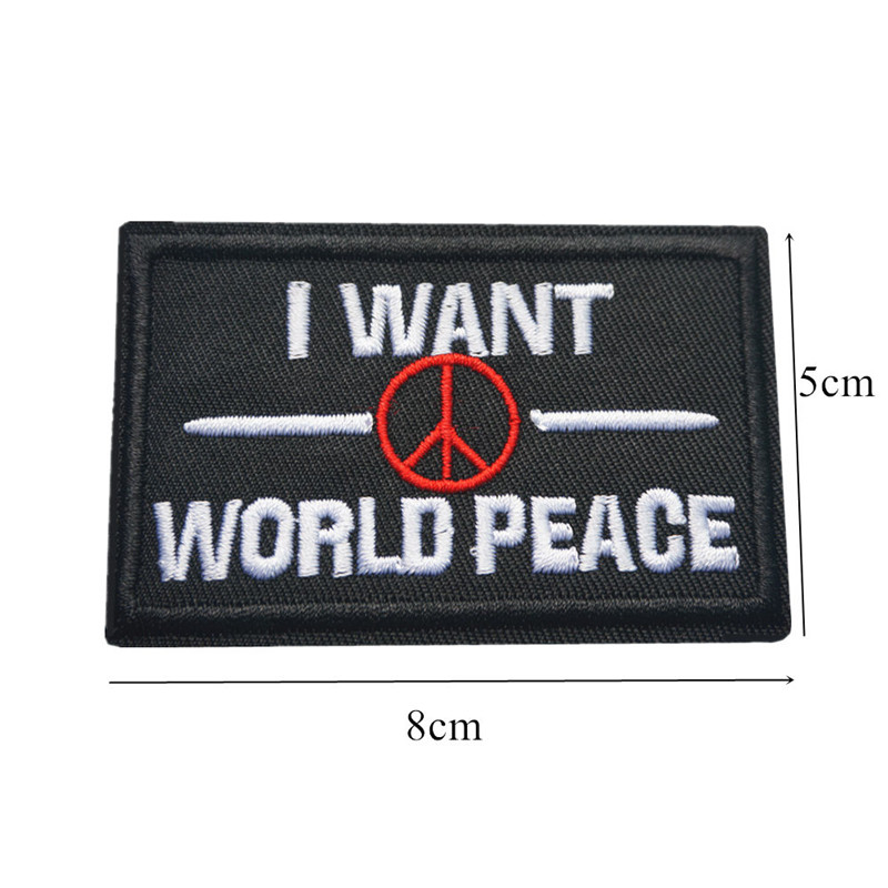 8x5CM Black Embroidery Sew Iro - Embroidery On Black Shirt ulasan dan harga