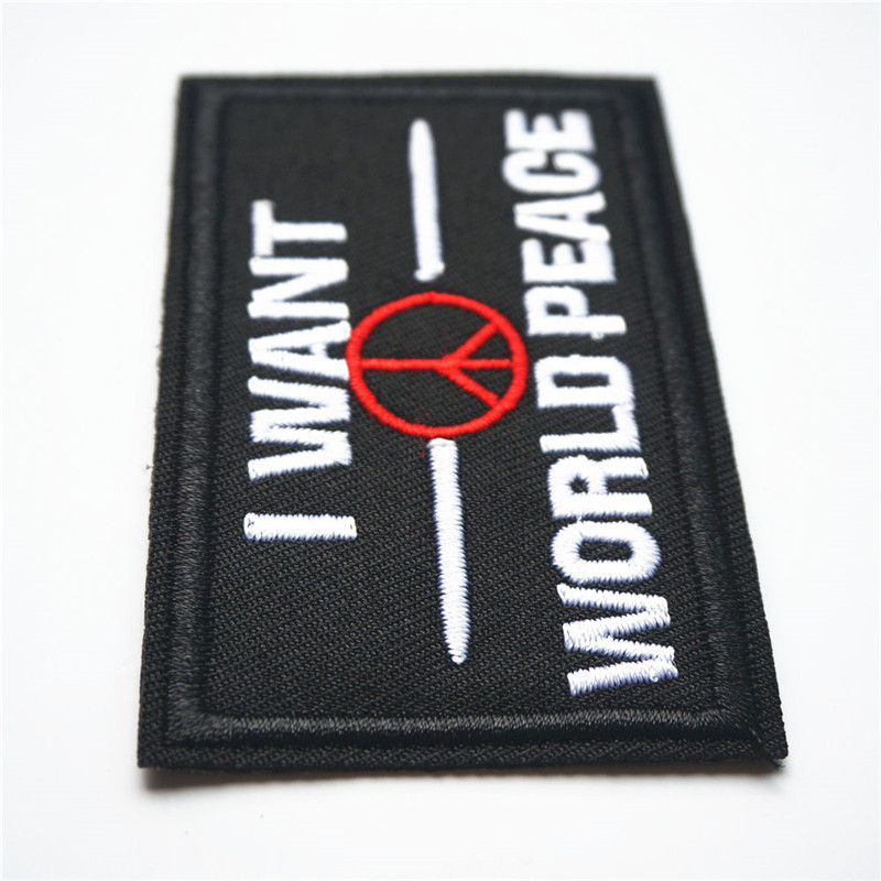 8x5CM Black Embroidery Sew Iro - Embroidery On Black Shirt ulasan dan harga