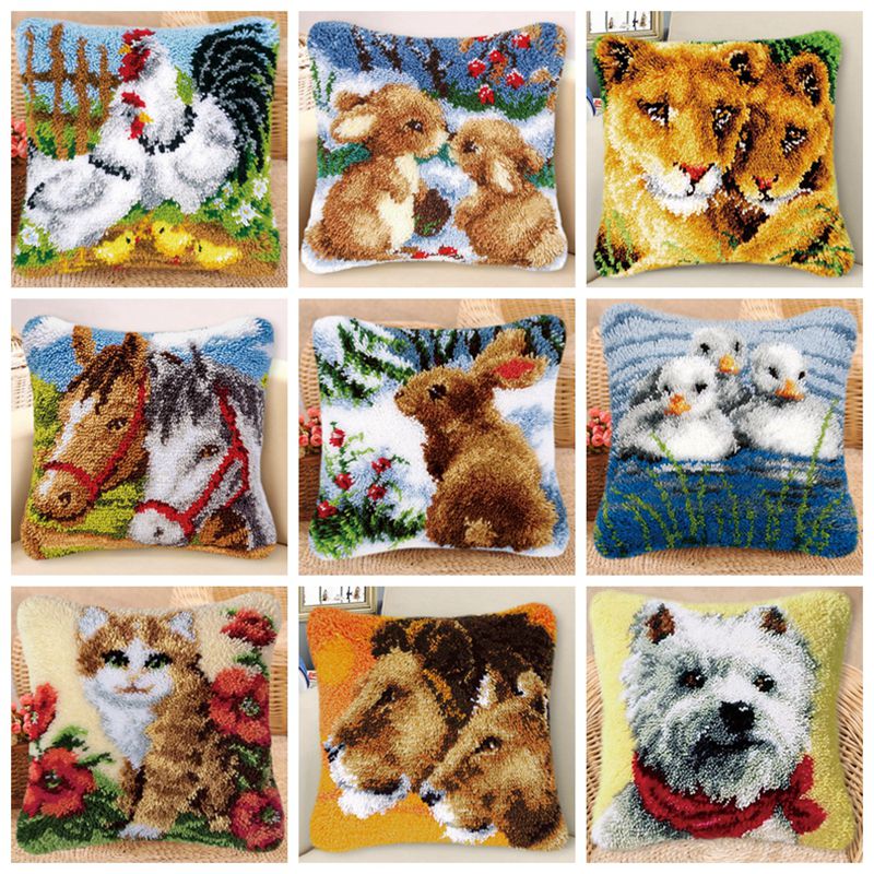 Rabbit Horse Latch Hook Kits S - Embroidery Rabbit ulasan dan harga