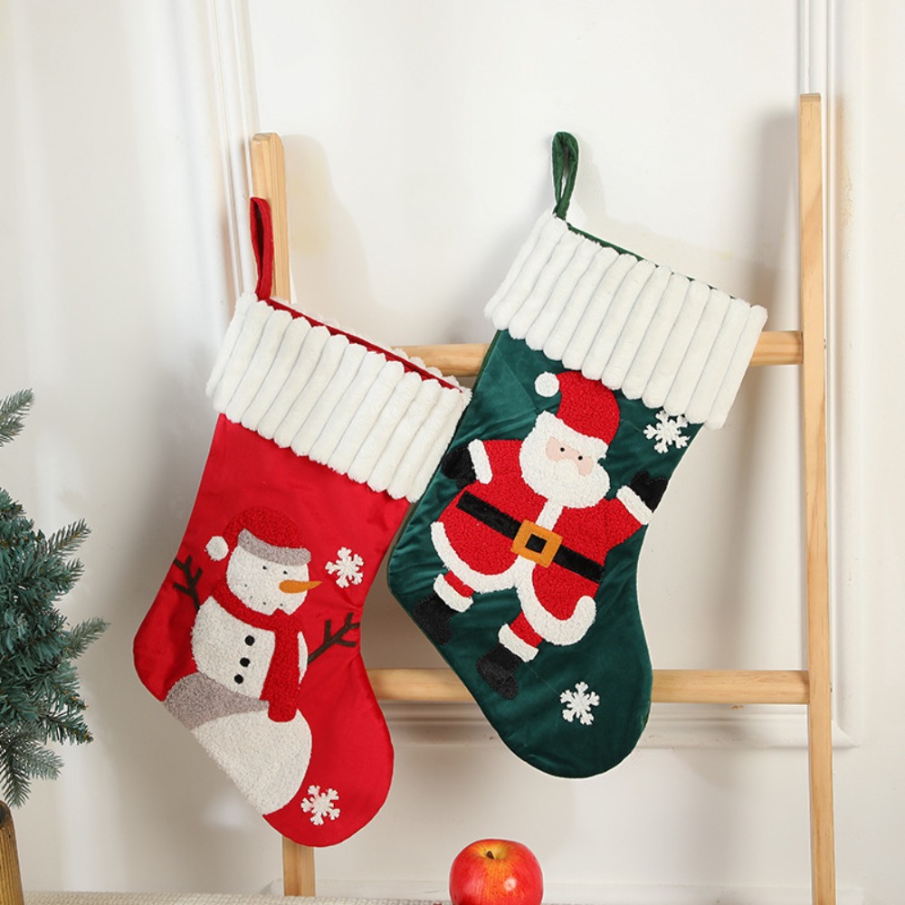 Hanging Embroidery Christmas S - Embroidery Xmas Stocking ulasan dan harga