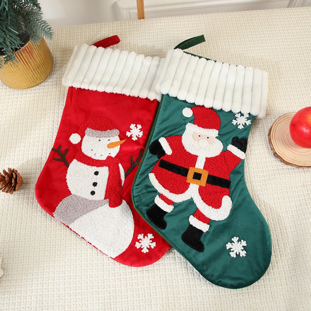 Hanging Embroidery Christmas S - Embroidery Xmas Stocking ulasan dan harga