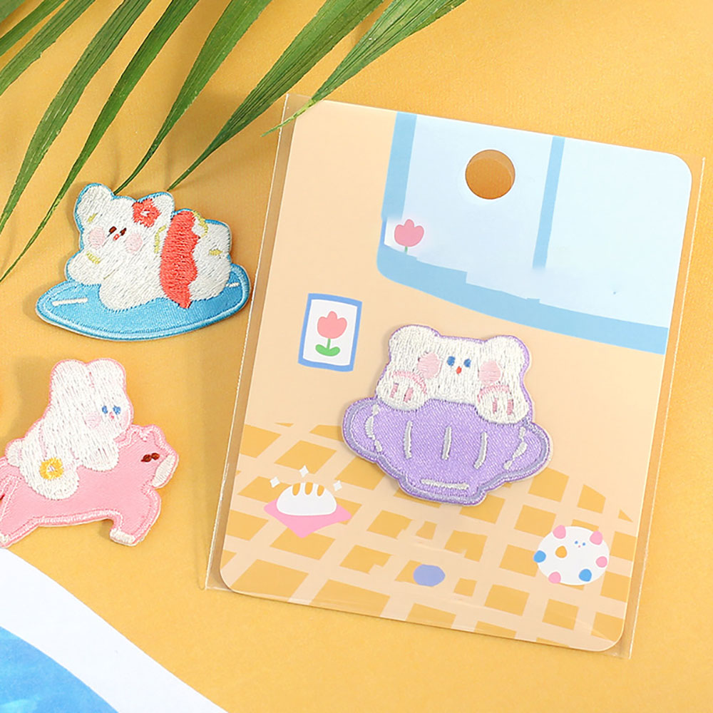 1 Piece Stick on Embroidery St - Embroidery Rabbit ulasan dan harga