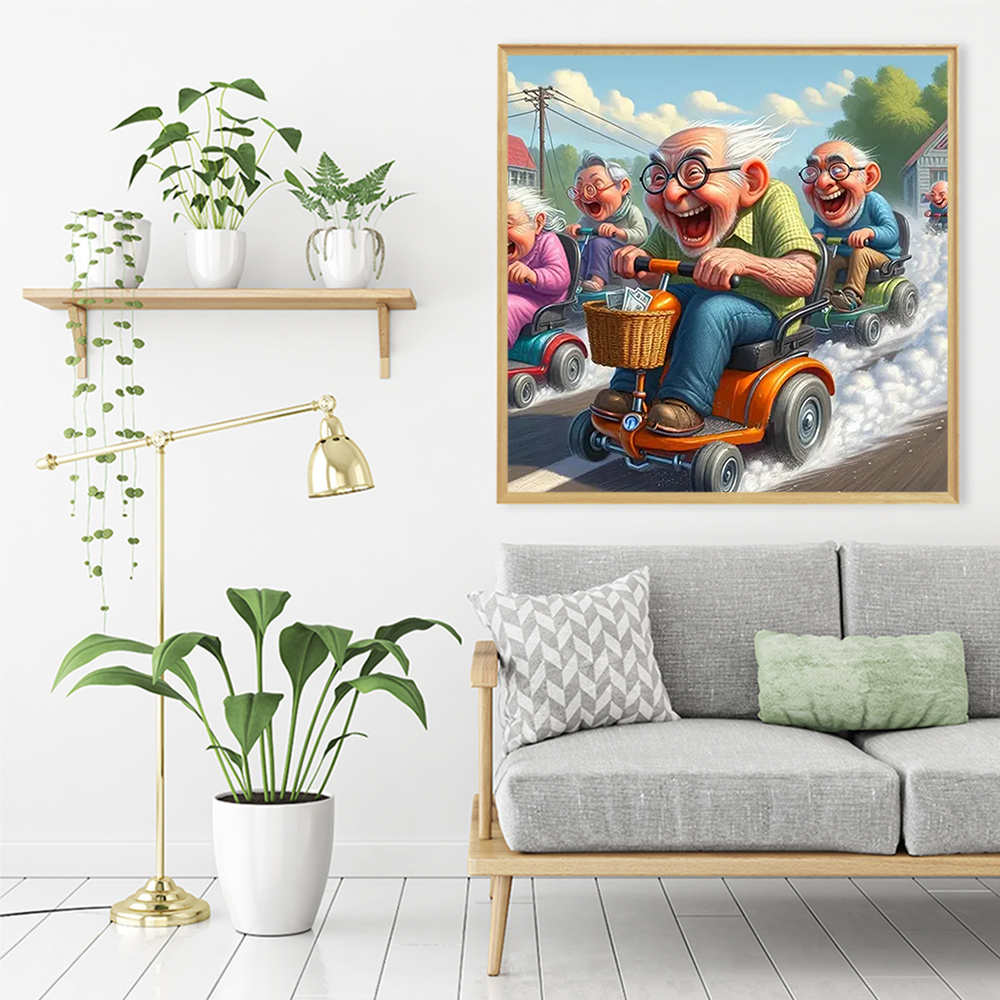 Momoart 5D DIY Diamond Mosaic  - Embroidery Artwork ulasan dan harga
