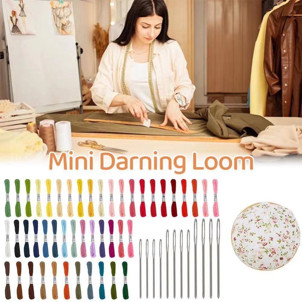 DIY Crafts Sock Darning Kit We - Embroidery Egg ulasan dan harga