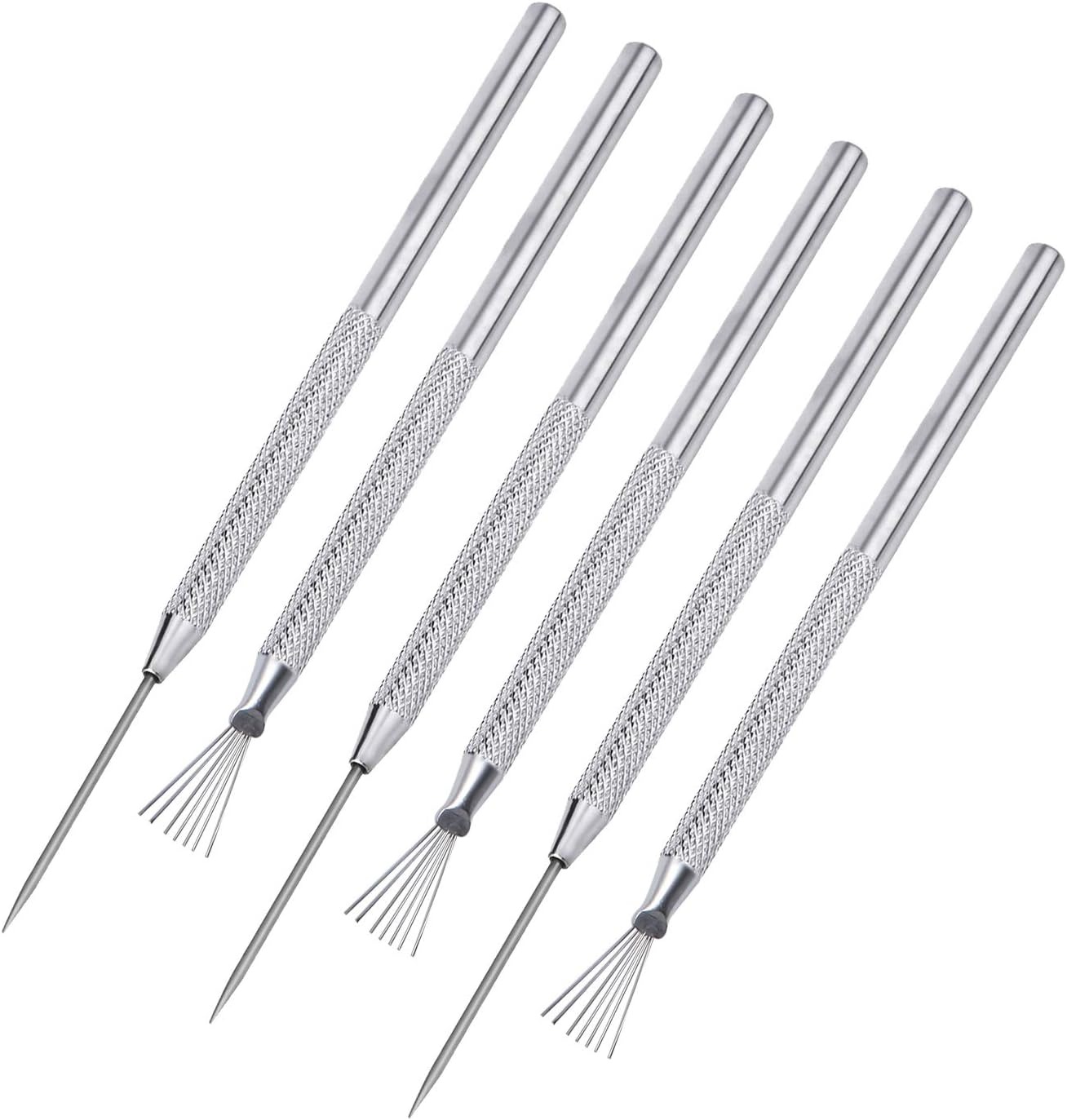 6Pcs Clay Ceramic Needle Detai - Embroidery Texture ulasan dan harga