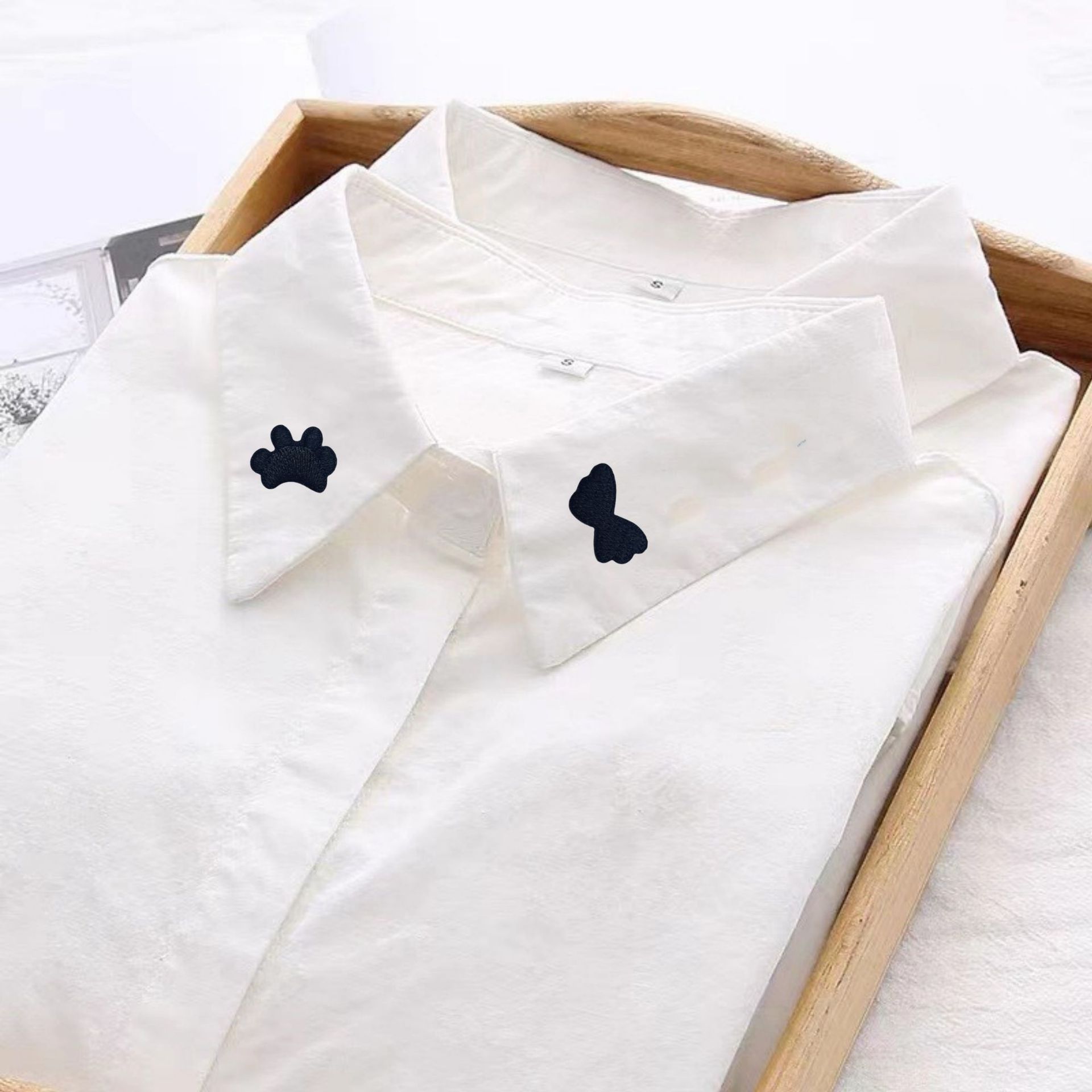Mini Black Kawaii Iron‑On & Se - Embroidery On Black Shirt ulasan dan harga