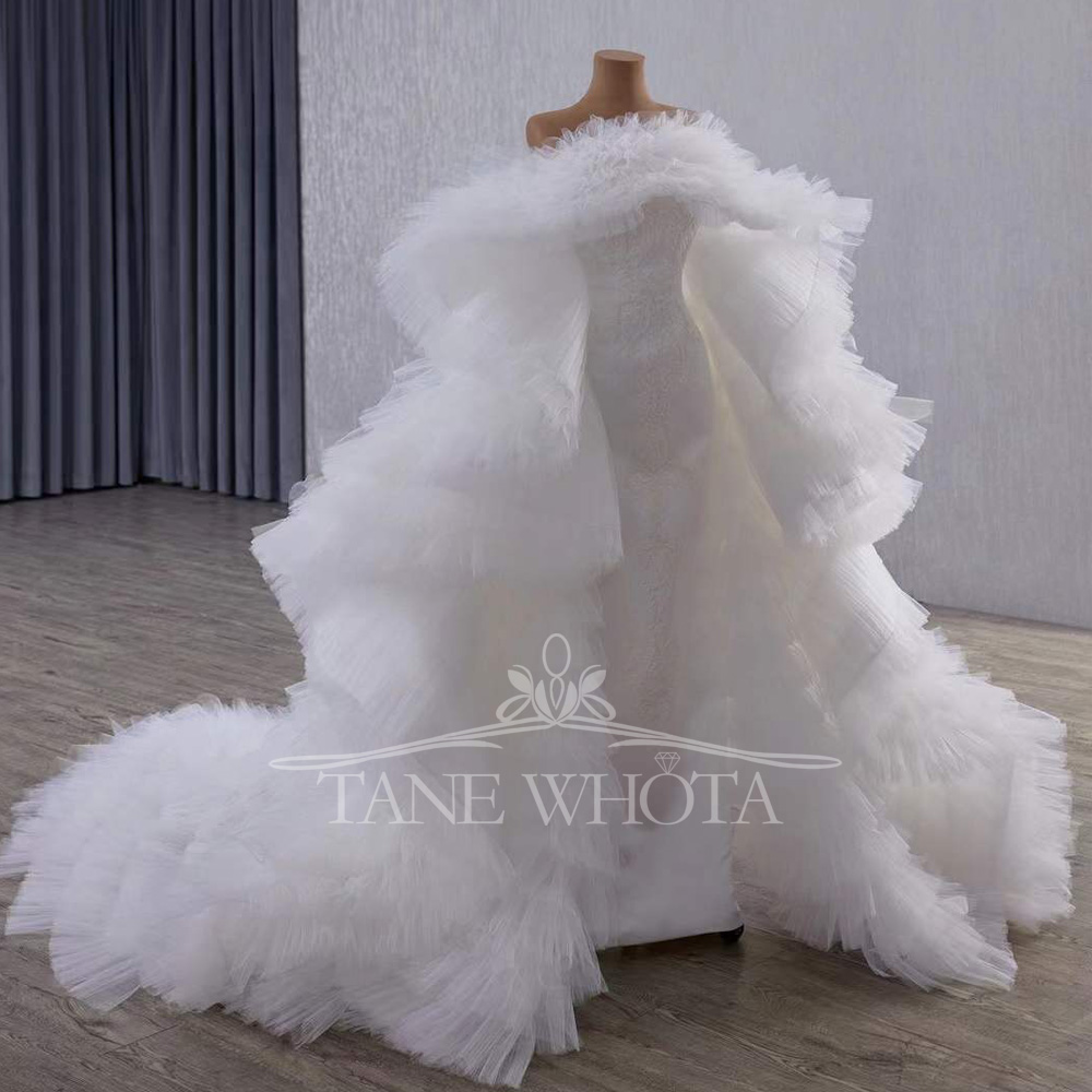 Elegant Mermaid Wedding Inner  - Embroidery Organza ulasan dan harga