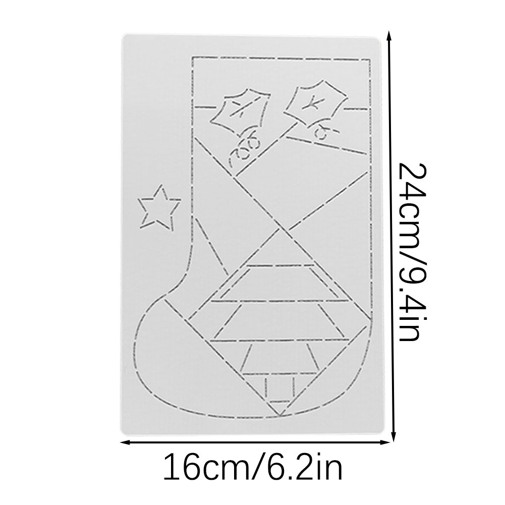 DIY Xmas Stocking Patchworks S - Embroidery Xmas Stocking ulasan dan harga