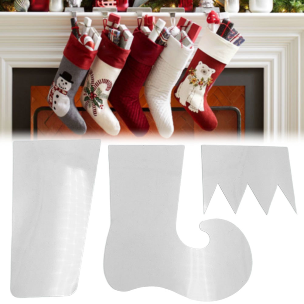 Elf Xmas Stocking Template Pla - Embroidery Xmas Stocking ulasan dan harga