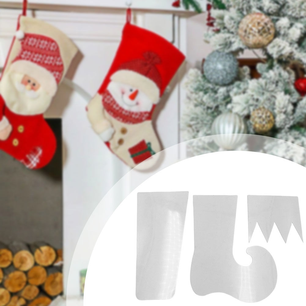 Elf Xmas Stocking Template Pla - Embroidery Xmas Stocking ulasan dan harga