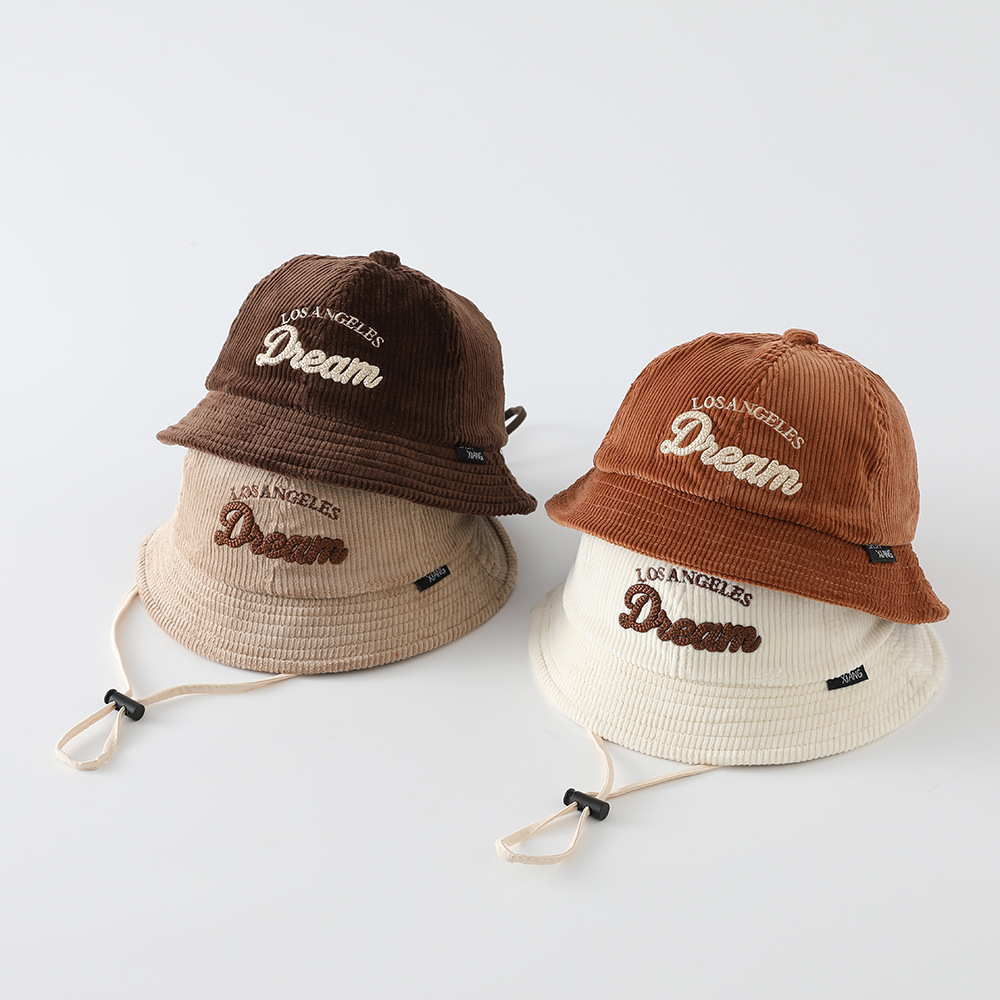 Baby Solid Color Sunscreen Hat - Embroidery Cap ulasan dan harga